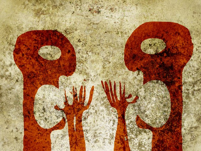 Two,Persons,Screamin,At,Each,Other