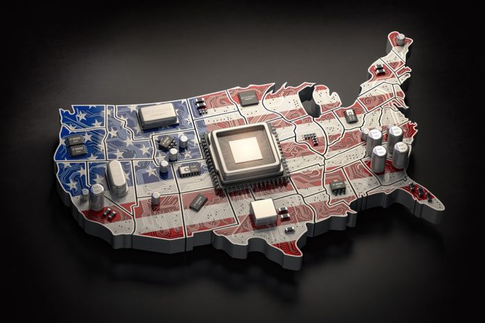 Usa,Semiconductor,Industry,,Computer,Chips,Manufacturing,And,Artificial,Intelligenceconcept.,Motherboard ABD’nin yapay zekâda imkânsız görevi