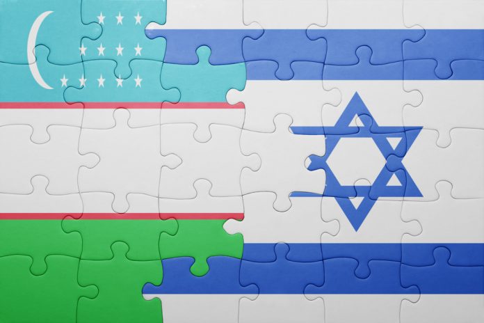 Puzzle,With,The,National,Flag,Of,Israel,And,Uzbekistan,. israil