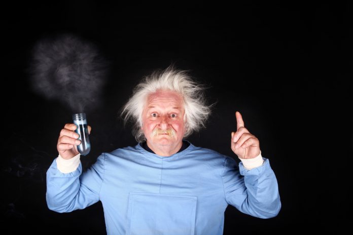 Mad,Scientist,Nutty,Professor,Is,Doing,Experiment