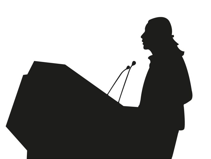 Business/political,Speaker,Silhouette,Vector
