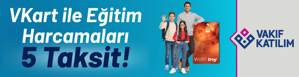 Vakıf Katılım Bankası Eğitim Taksit Kampanyası / Üst Banner